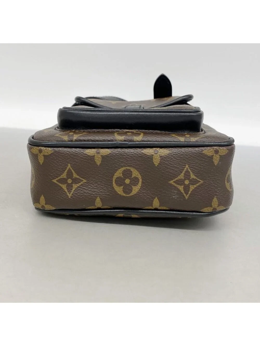Louis Vuitton Shoulder Bag Monogram Macassar Christopher Wearable Wallet Brown